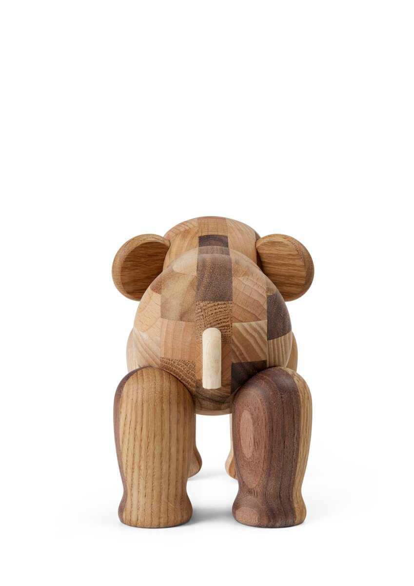 Reworked jubilæum mini elefant - mix træ